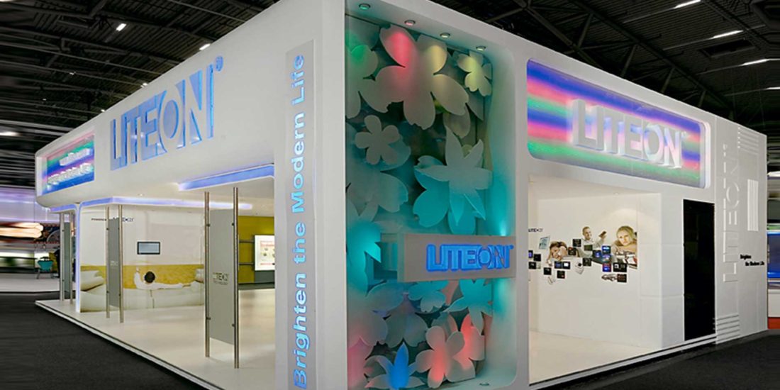 展覽設計 LED照明展 精緻花型雷射切割 ─ 歐立利展覽設計公司推薦